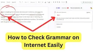 How To Check Grammar on Internet Easily