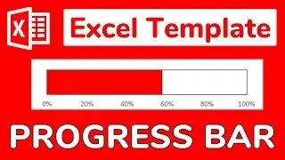 Excel Dashboard Template - Year Progress Bar - Doctor Excel #084