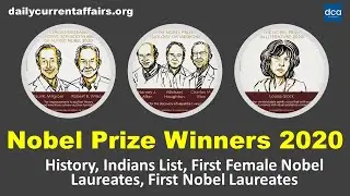 Nobel Prize 2020: Nobel Prize Winners List 2020 | [Current Affairs 2020 ]