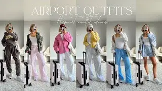 AIRPORT OUTFIT IDEAS! COSY COMFY AIRPORT OUTFITS! | India Moon