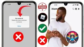How To Fix No Network Please Retry When Connected To Internet Problem On Roblox 2024