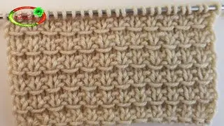 №73 Бесподобный узор  Отличная замена лицевой глади  Knitting pattern