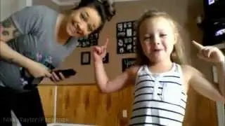 Pregnant mother & Adorable Daughter dancing 'Silento watch me (Whip/Nae Nae)'  