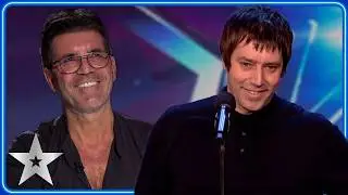 Mike Newall is the Liam Gallagher of comedy! | Unforgettable Audition | Britain's Got Talent