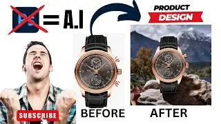 stop using the photoshop || How to create AI generated product images using AI Website product image