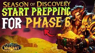 Make tons of gold before SoD Phase 6 prep - Season of Discovery