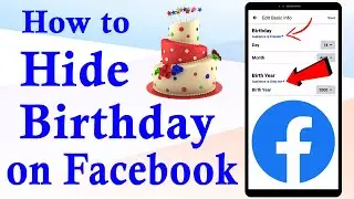 How to Hide Birthday on Facebook || 2021
