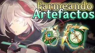 FARMEANDO ARTEFACTOS del set Verde Esmeralda para Kazuha - Genshin Impact