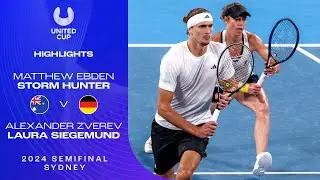 Ebden/Hunter v Zverev/Siegemund Highlights | United Cup 2024 Semifinal