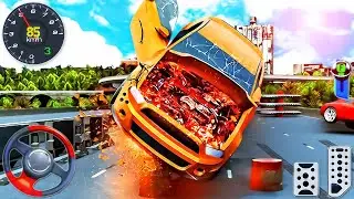 Beam Drive Car Crash Simulator - Real Extreme Derby Car Driving 3D - Android GamePlay #2