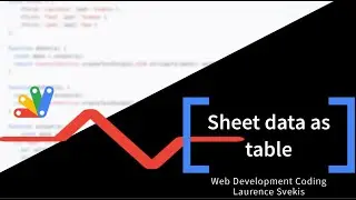 Create a table in Docs from Sheet Values