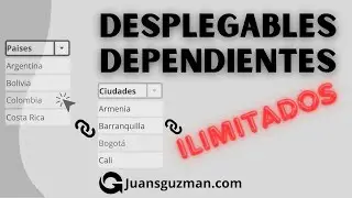 Desplegables dependientes ilimitados en Google Sheets