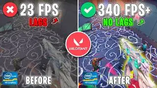 Valorant - Boost FPS, Fix Lags & Stutter in Episode 9 Act 2 | Low End PC Lag Fix ✅