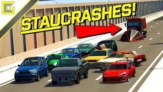 10 AUTO CRASHES! I BeamNG Drive Crashes 