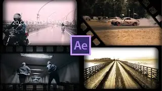 20 Old Film Frame Overlays | After Effects Template