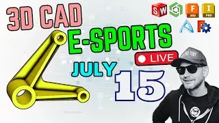 Model Monday LIVE - 1 PM  - JULY 15 - CAD vs CAD Speedmodeling E Sport!