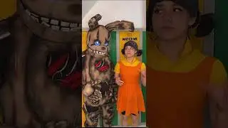 Папа куклы игры в кальмара!