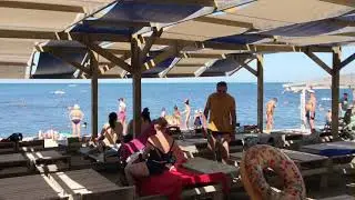 Анапа 9 июля 2021 Чёрное море Пляж Малая бухта / Anapa today 9 July 2021 Biack see Beach