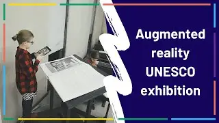 Augmented reality interactive exhibition | UNESCO Latvian Alphabet