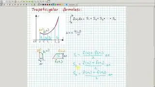 Taqribiy integrallash - trapetsiyalar formulasi. Algebra 11-sinf. 39-dars