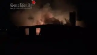 Стрельба и пожар в Ольше Смоленского района