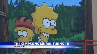 Springfield's own Simpsons mural turns 10