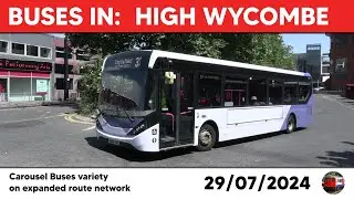 Buses in High Wycombe 29/07/2024