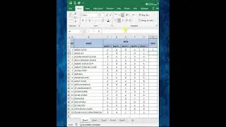 ✅ Menghitung Jumlah Huruf Tertentu Dengan Rumus Countif  #tutorial #belajarexcel #shorts
