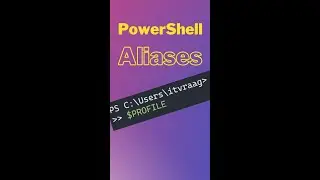 Permanent PowerShell aliases with parameters 