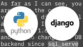 Establishing connection to MS SQL Server 2014 with django-mssql-1.6