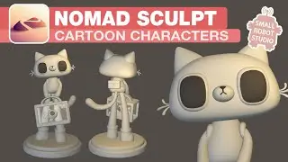 Nomad Sculpt: Cartoon Characters Workflow