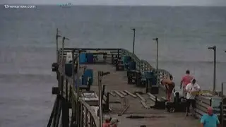 Waterspout damages Avalon Pier on the OBX