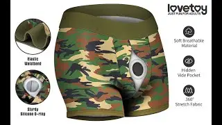 LoveToy | Sex Toy Review | Camo Strap On Harness Boxers for Men and Women