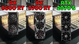 RX 6600 XT vs RX 5700 XT vs RTX 2070 Super (Benchmark In 10 Games) 2023