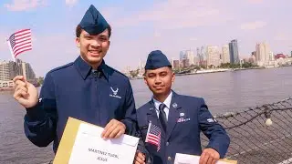 Dozens become U.S. citizens aboard Battleship New Jersey during special ceremony