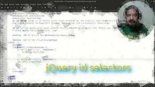 jQuery id selectors