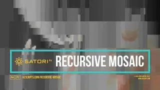 Recursive Mosaic video effect for Adobe After Effect and Premiere Pro