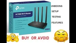 TP-Link Archer C80 AC1900 Gigabit router, DUAL BAND - Unboxing, Setup, Testing & Features