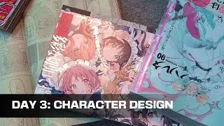 MANGA Character Design Problem | 1-Week Daily Vlog Day 3