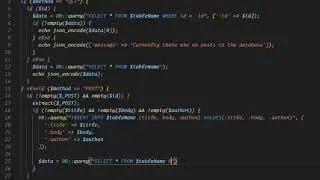 05 PHP REST API - CRUD operation in REST API