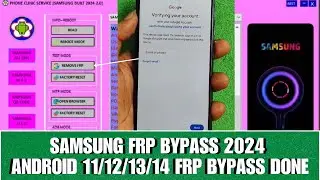 SAMSUNG FRP BYPASS 2024 | SAMSUNG ANDROID 11/12/13/14 FRP BYPASS NEW TOOL FREE | BYPASS FRP 2024