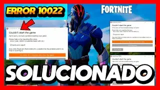 ✅FORTNITE ERROR 10022 [SOLUCION]