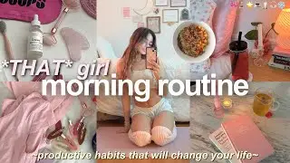 *THAT GIRL* 7am winter morning routine 🎀❄️🎧cozy & productive