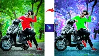 Edit in LightX Apps  Mobile Tutorial | How to Change Photo  breakgronud With LightX | LightX Cb Edit