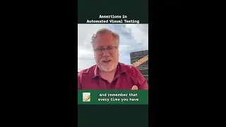 Assertions in Automated Visual Testing #shorts