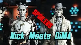 Fallout 4 Far Harbor - Nick Meets DiMA *SPOILERS*