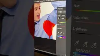 Remove Sweat Patch from Clothes in Photoshop #Shorts