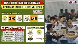 Hasil Final Livoli Divisi Utama 2024 Hari ini~Jadwal Livoli Divisi Utama 2024 Final Four~Live Moji