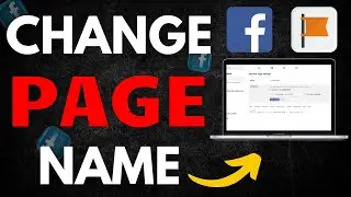 HOW TO CHANGE FACEBOOK PAGE NAME ON PC 2024 ✅