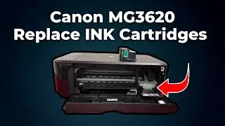 Canon PIXMA MG3620 Printer Installing Ink Cartridges 2024 (Step By Step Guide)